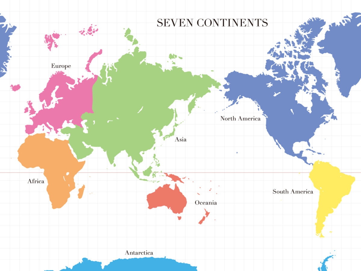 世界の７大陸